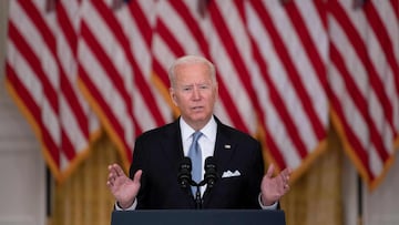 After images of the US withdrawal from tricked out over social media, President Biden spoke from the East Room to discuss his decision to leave and the chaos on the ground.