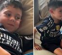 La reacción del hijo de Valverde cuando Mastantuono le regala su camiseta enamora a las redes
