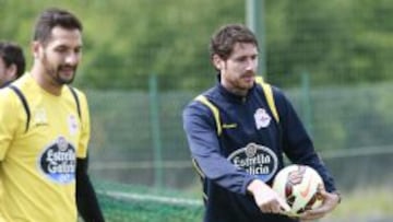 Víctor Sánchez, en un entrenamiento.