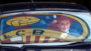 Valverde, el día de su destitución como entrenador del Barça.