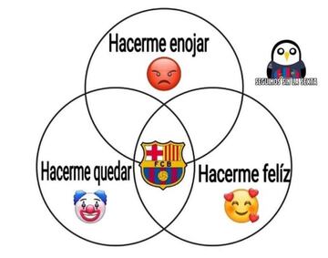 Los memes, sin piedad con la abultada derrota del Barcelona