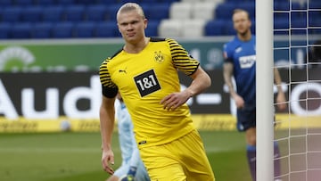 A Erling Haaland, Transfermarkt le coloca en diferentes equipos... pero el Barça no aparece en esa lista.