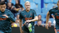 Van de Beek, con el Ajax.