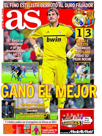 Portada del 11 de diciembre de 2011.