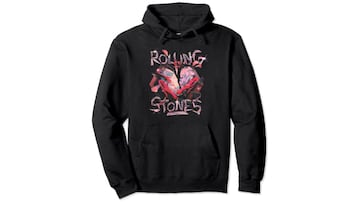 Sudadera con capucha de The Rolling Stones en color negro con el logotipo de Hackney Diamonds