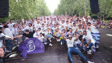 30/05/22 REAL VALLADOLID FIESTA CELEBRACION ASCENSO A PRIMERA DIVISION