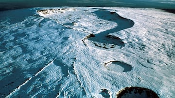 The Mauna Loa volcano on the island of Hawaii is shown in this 1975 handout photo provided by the U.S. Geological Survey, and released to Reuters on June 19, 2014.