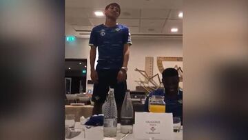 La novatada de Takashi Inui al puro estilo de Doraemon