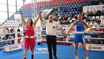 Mary Romero proclamándose campeona ante la rusa Elizaveta Kartashkova en el Torneo de Belgrado.