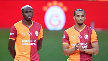 Osimhen y Sané, atacantes del Galatasaray.