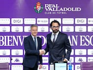 17/02/26 REAL VALLADOLID ACTO DE PRESENTACION DE FRAN ESCRIBA COMO NUEVO ENTRENADOR