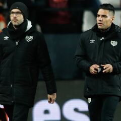 Andoni Iraola: "Falcao va en los plazos previstos"