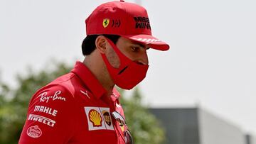 Carlos Sainz (Ferrari). Bahr&eacute;in, F1 2021. 