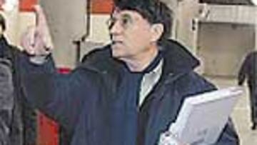 Odriozola, ayer en el Palacio.