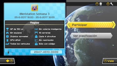 II Torneo Semanal del Campeonato Nacional Mario Kart 8 Deluxe