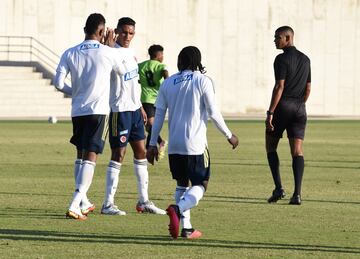 Los dirigidos por Reinaldo Rueda continúan su preparación para el juego vs Honduras y disputaron dos partidos amistosos en el Romelio Martínez.