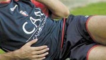 <b>GOLEADOR. </b>Milosevic fue el gran protagonista navarro en Riazor.