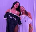 “Fue bacán la interacción con Dua Lipa... Estaba nerviosa y fue cortito, pero le encantó la camiseta de Colo Colo”
