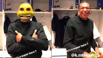 Neymar se r&iacute;e y bromea con la &quot;Tortuga Ninja&quot; Mbapp&eacute;