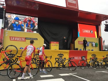 As¨ª se transporta toda la infraestructura de la Vuelta 2020