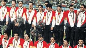 El equipo que ganó la medalla de oro en los Juegos Olímpicos.