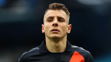 Lucas Digne, jugador del Everton, durante un partido.