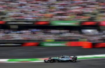 Lewis Hamilton during the F1 Mexico Grand Prix in Mexico City