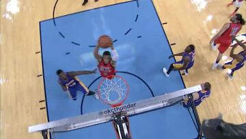 Noche histórica de Westbrook: les hizo de todo a los Lakers