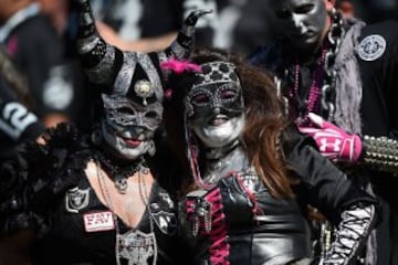 Aficionadas del Oakland Raiders.