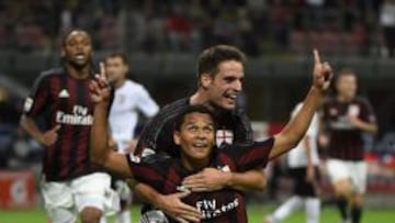 Bacca lleva tres goles en cinco partidos con Milan.