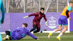 Alineación probable del Real Valladolid ante el Leganés en LaLiga Hypermotion