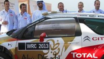 Citroën se presenta en Abu Dhabi con Dani Sordo