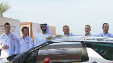 Citroën se presenta en Abu Dhabi con Dani Sordo