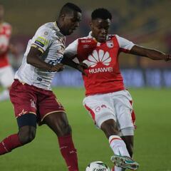 Santa Fe 1-2 Tolima: Resumen, goles y resultado