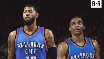 Paul George y Russell Westbrook jugarán juntos la próxima temporada en los Thunder.