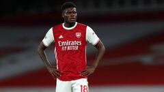 Thomas Partey con el Arsenal.