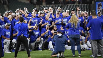 Este martes, la novena del sur de California doblegó a Orioles y aseguró su título divisional número siete en el mismo número de campañas.