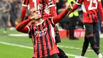 Álvaro Morata celebra un gol.