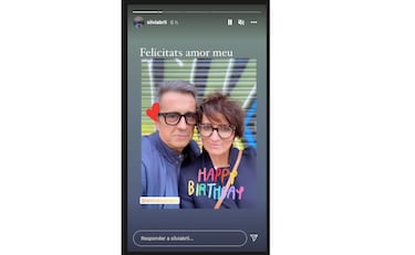 La rom¨¢ntica felicitaci¨®n de Silvia Abril a Andreu Buenafuente