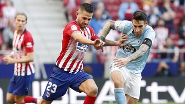 Vitolo conduce el balón contra el Celta.