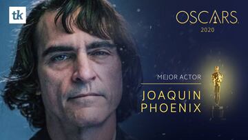 Joaquin Phoenix, ganador del Oscar a mejor actor 2020 por Joker