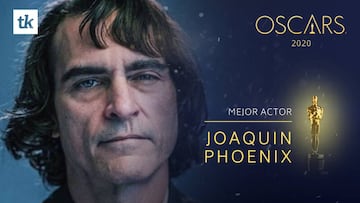 Joaquin Phoenix, ganador del Oscar a mejor actor 2020 por Joker