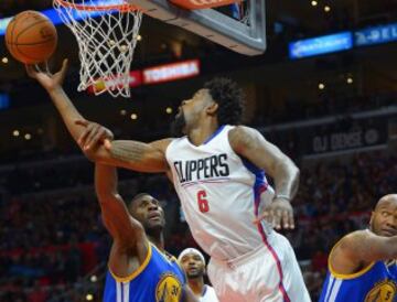 Festus Ezeli y DeAndre Jordan.