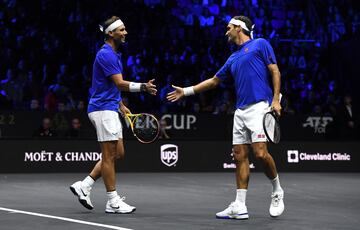 Rafael Nadal y Roger Federer.