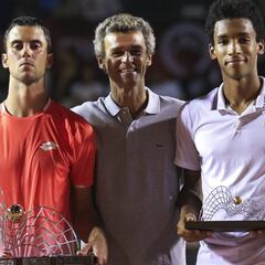 Laslo Djere gana en Río ante el joven Auger-Aliassime