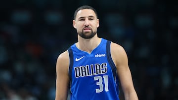 Once one of the NBA’s deadliest shooters, the former Warriors star is struggling to find his rhythm in Dallas as his numbers collapse.