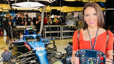 Dalia Ramos, la primera mujer mexicana en pertenecer a una escudería de la Fórmula 1