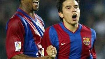 <B>IMAGEN IMPOSIBLE.</B> Cada vez parece más difícil que Saviola vuelva a vestirse la camiseta del Barcelona.