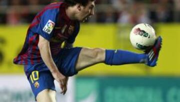 <b>MALA RACHA. </b>Messi lleva 273 minutos sin marcar en un Clásico.