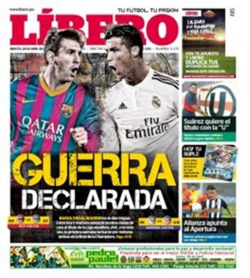 Portadas de la prensa deportiva